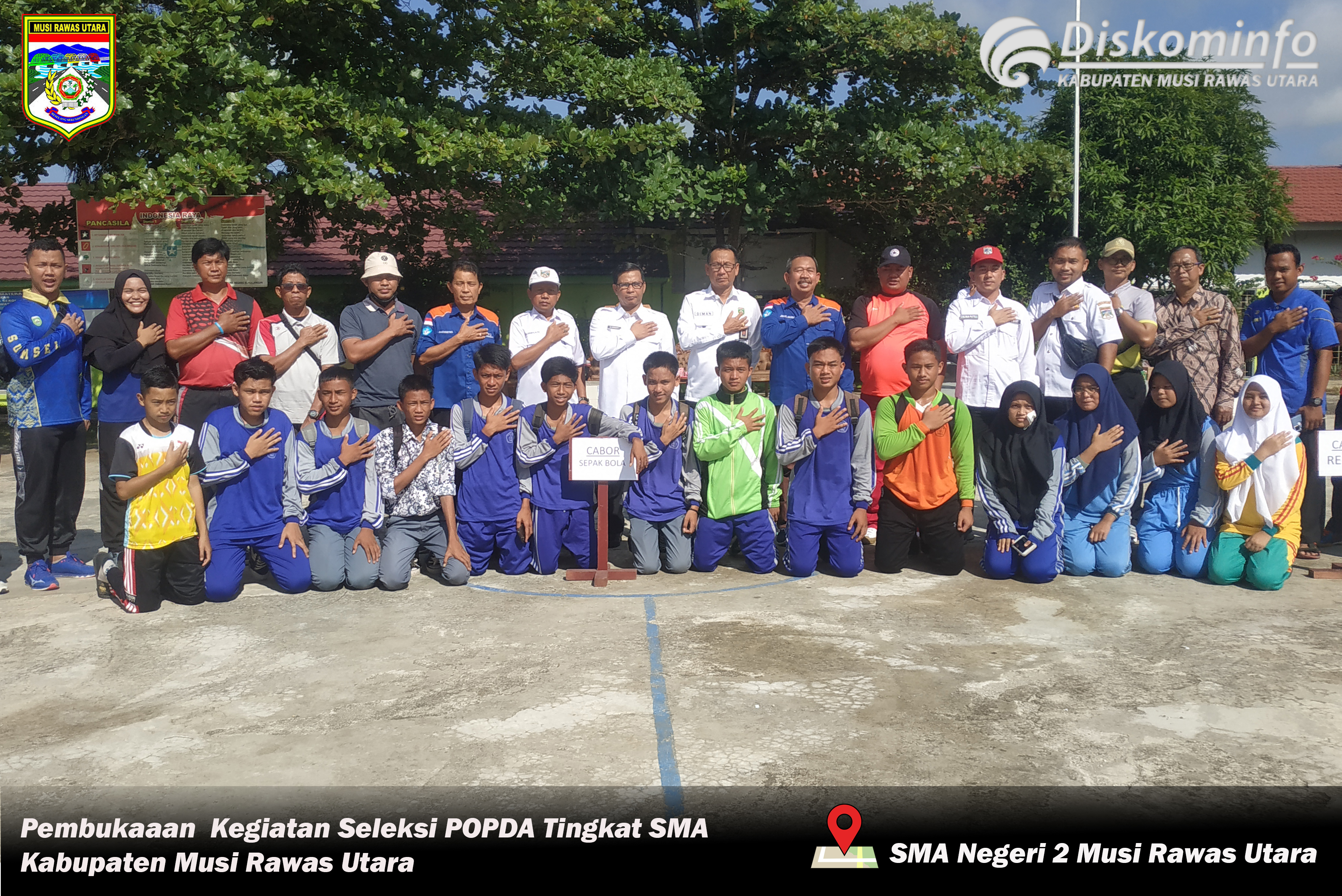 Sekda Musi Rawas Utara Buka Seleksi Atlet POPDA Tingkat SMA Kabupaten Musi Rawas Utara.